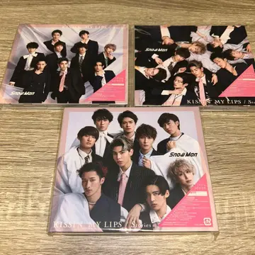 Snow Man KISSIN' MY LIPS CD 3장 세트 특전 포함