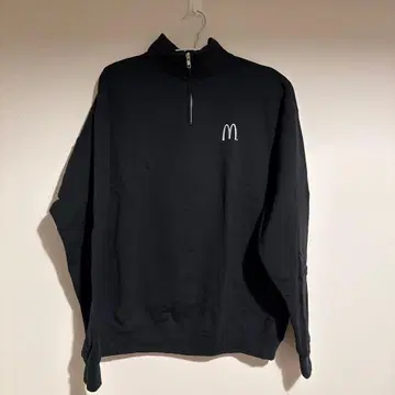 맥도날드 하프 지퍼 맨투맨 McDonald's 기업 로고