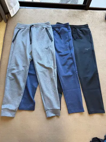미즈노 스트레치 스웨트 팬츠 L 3벌 세트