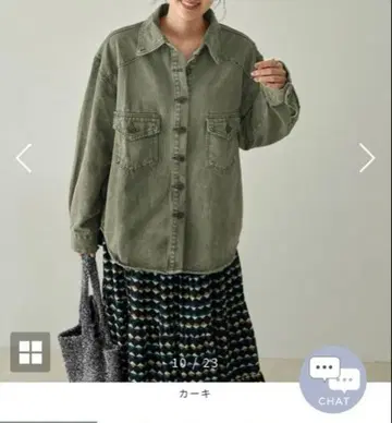 스타일 델리 데님 셔츠 자켓