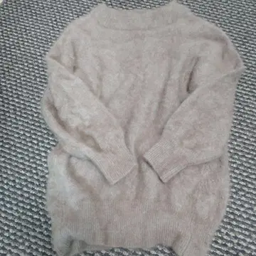 저널 스탠다드 L'ESSAGE 베이지 긴팔 니트