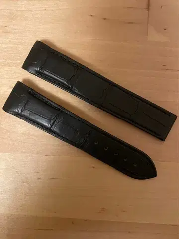 OMEGA 정품 가죽 스트랩 20mm 블랙
