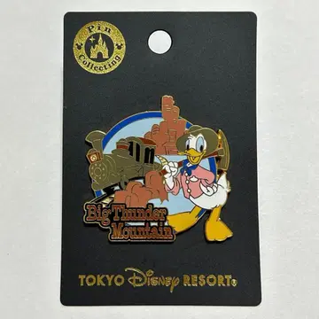 디즈니 빅 썬더 마운틴 도날드 핀 배지 디즈니랜드