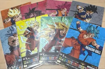 드래곤볼 제일복권 클리어 파일 세트 판매