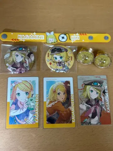 카가미네 린 러버 밴드 캔 배지 에피카 린라이 세카라이