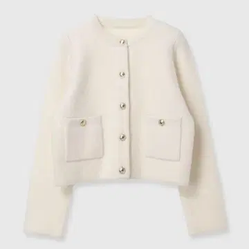 anuans 아뉴앙스 캐시미어 블렌드 노카라 니트 자켓 2025