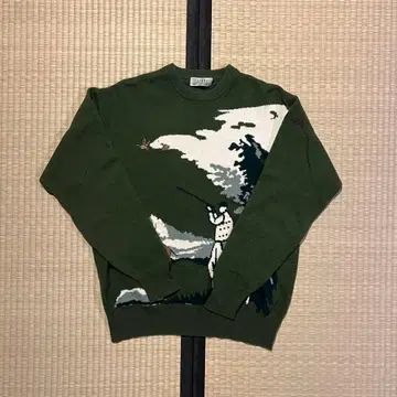 VOLUNT 헌팅 패턴 니트 L 사이즈