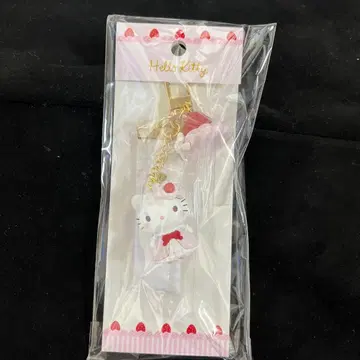 산리오 딸기 휘핑 케이크 시리즈 키링 헬로키티
