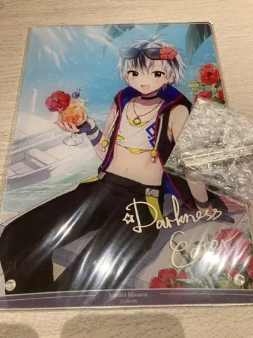 니지산지 스즈키 마사루 생일 굿즈 2025 금박 아크릴 보드