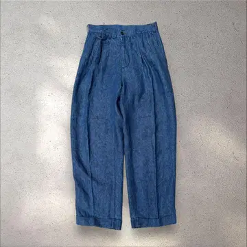 BEAMS PLUS 2 Pleats Trousers Twill Linen