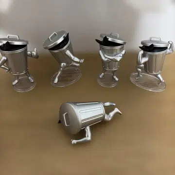 스타레 쓰레기통형 피규어 5개 세트