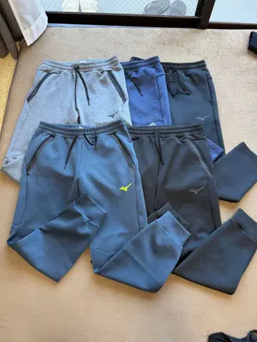미즈노 스트레치 스웨트 팬츠 5착 세트 L M
