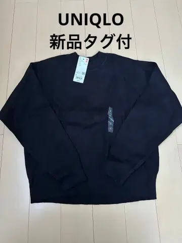 [ 미사용 새상품 택 포함 ] UNIQLO 스무스 코튼 크루넥 스웨터