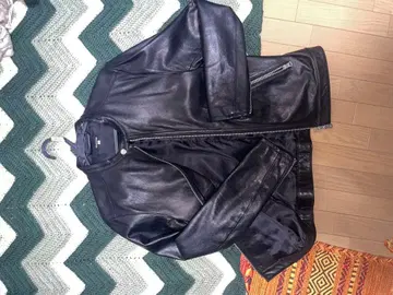 FREAK'S STORE 블랙 싱글 라이더 M y2k