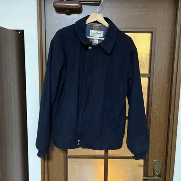 80s L.L.Bean 네이비 울 블루종