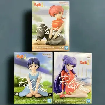 란마 1/2 Relax time 피규어 3체 세트