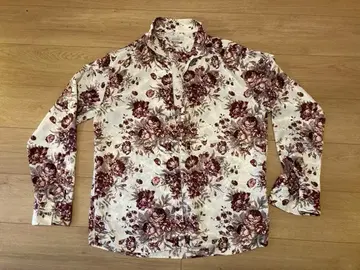 새상품급 멘티노라스 꽃무늬 긴팔 셔츠 L 사이즈
