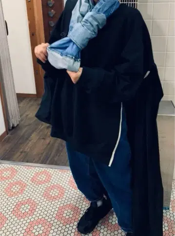 room boy pony 변형 맨투맨 원피스