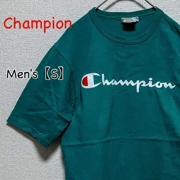 HA109 [US 수입] Champion T셔츠 [남성용 S] 그린 바택
