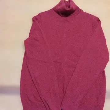 UNIQLO 캐시미어 스웨터 터틀넥 S 레드