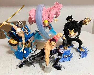 [익명 배송] 제일복권 원피스 장인의 계보 결투의 기억 피규어 4체 세트