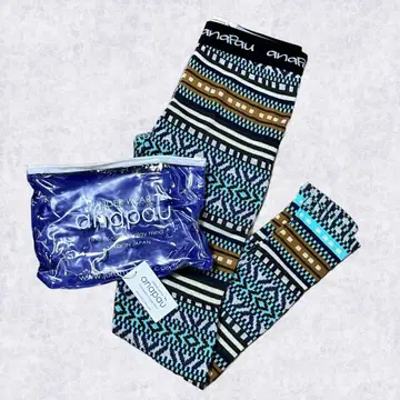 새상품 anapau 아나파우 네이티브 풀렝스 레깅스 블루