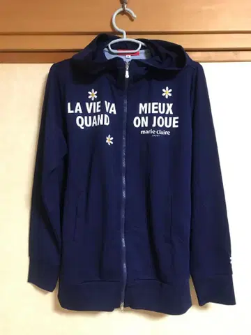 마리끌레르 스포츠 후드티 네이비 여성용 LL 골프웨어