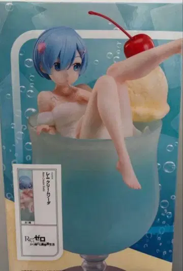 미개봉 새상품 라운드원 한정판 리제로 렘 피규어 크림 소다