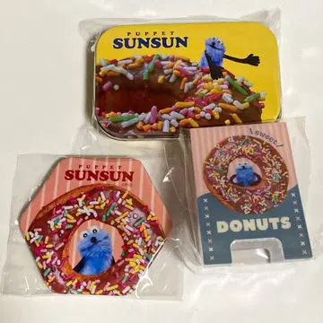 도넛 스 캔 케이스 캔뱃지 메모 스탠드