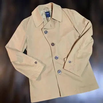 PLUS ONE 라이트온 베이지 더블 브레스트 자켓