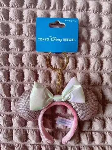 디즈니 미니 마우스 미니 머리띠 키링 키체인 [새상품]