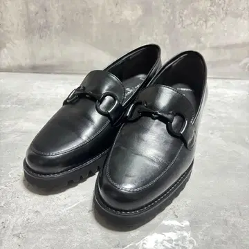 [ 미사용급 ] 긴자 카네마츠 비트 로퍼 23.5cm 가죽