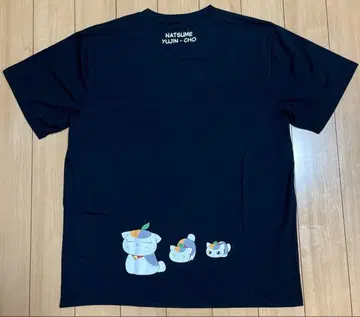 나츠메 우인장 트리플 냥코 선생님 T셔츠