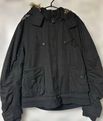 칼카니 아우터 ( 안쪽 레오파드 후드 부착 ) XXL