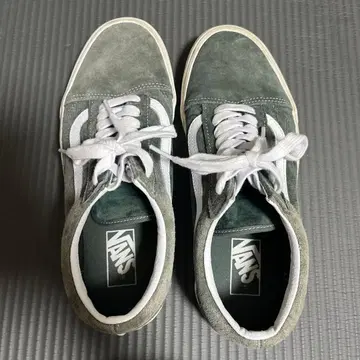 Vans 그레이 스웨이드 하이컷 스니커즈