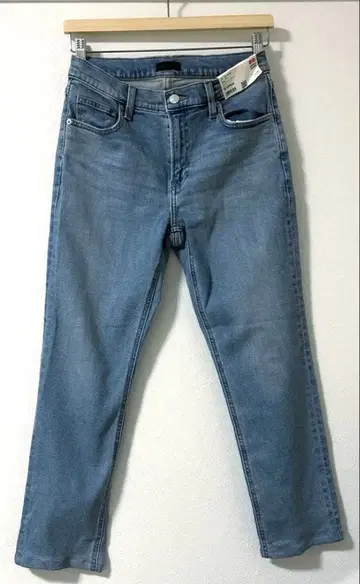 미사용 새상품 UNIQLO 스트레치 슬림 스트레이트 청바지