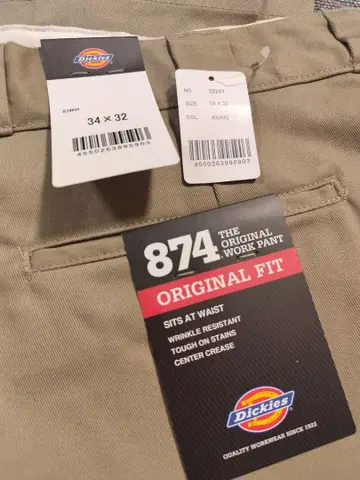 Dickies 874 치노 팬츠 34 x 32 오리지널 핏