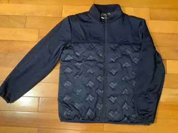 미사용 휠라 축열 프린트 스트레치 자켓 엠보싱 충전솜 점퍼