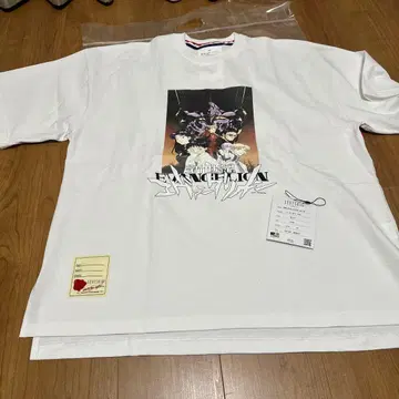 미사용 택 신세기 에반게리온 seveskig 티셔츠