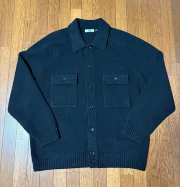 유니클로U 라무 니트 자켓 블랙 XL 새상품급