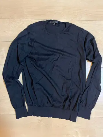 디자인 웍스 블랙 크루넥 스웨터 사이즈 46