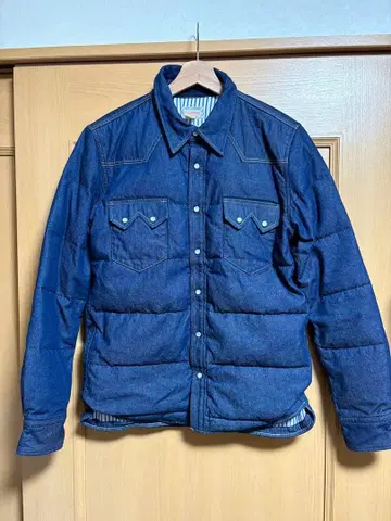 CUSHMAN 쿠시맨 23AW 데님 셔츠 다운 자켓