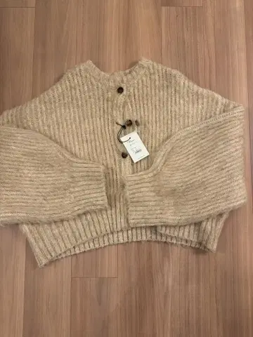 택 포함 새상품 / Mohair Like Knit Cardigan