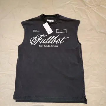 25ss 새상품 정품 TAIN DOUBLE PUSH 슬리브리스 T셔츠 M