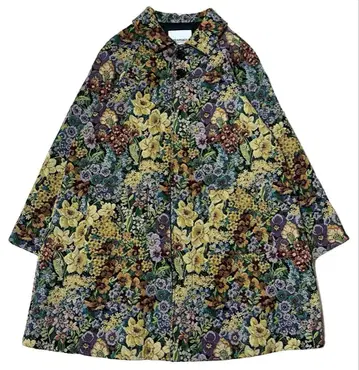 BEAMS BOY 고블랑 직조 꽃무늬 코트