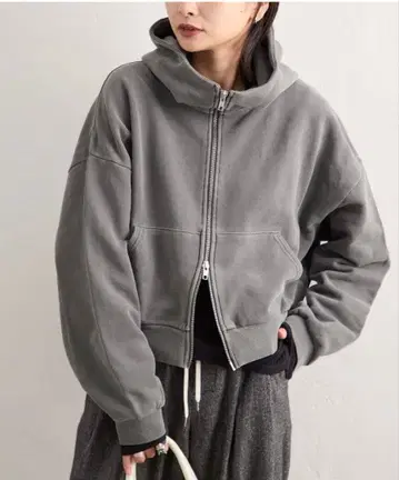 [ 저널 스탠다드 ] 피그먼트 후디 맨투맨 블랙 A / 그레이