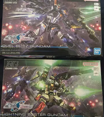 건담 프라모델 미조립 HG 듀얼 블리츠 라이트닝 버스터 건담 세트