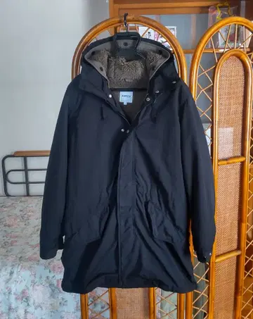 ASPESI 아스펜지 모즈 코트 블랙 표기 S 사이즈 (일본 L)