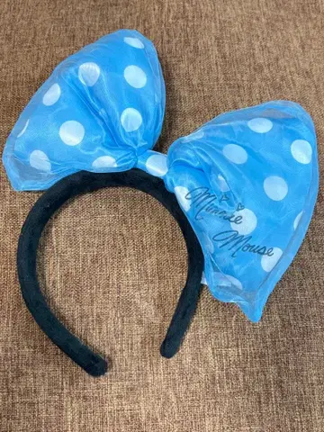 미니 마우스 도트 리본 머리띠