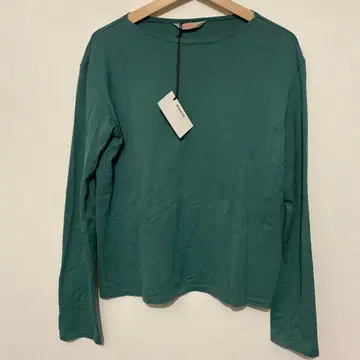 미사용 새상품 23ss AURALEE 그린 긴팔 티셔츠